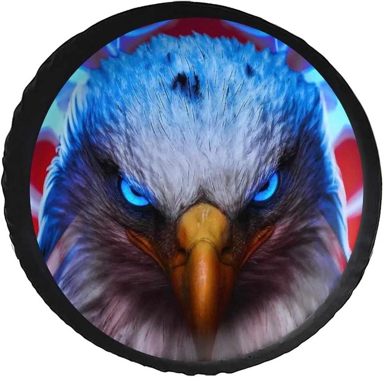 

Eagle with Sharp Eyes Spare Tire Cover Weatherproof Wheel Protectors Universal Fit for Trailer Rv SUV Truck Camper Travel