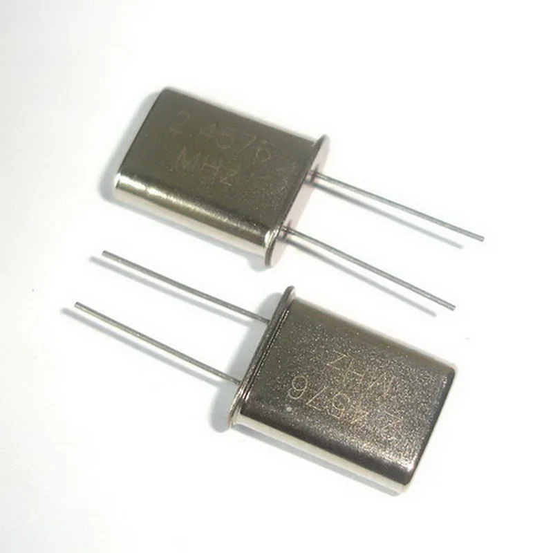 10PCS 2.4576MHZ 크리스탈 석영 공진기 HC-49U
