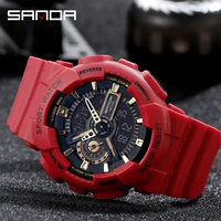 Sanda New Style Korea Edition Youth Night Light Electronic Movement Fashion Fashion Student Watch 1
