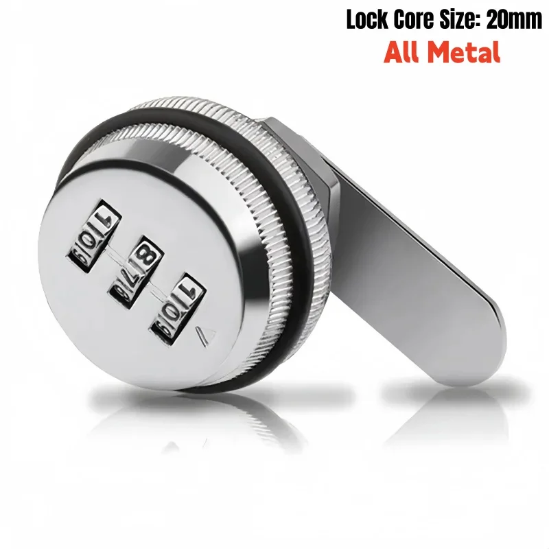 Combination Cam Lock for Cabinet Mailbox Cabinet Door Locker Storage