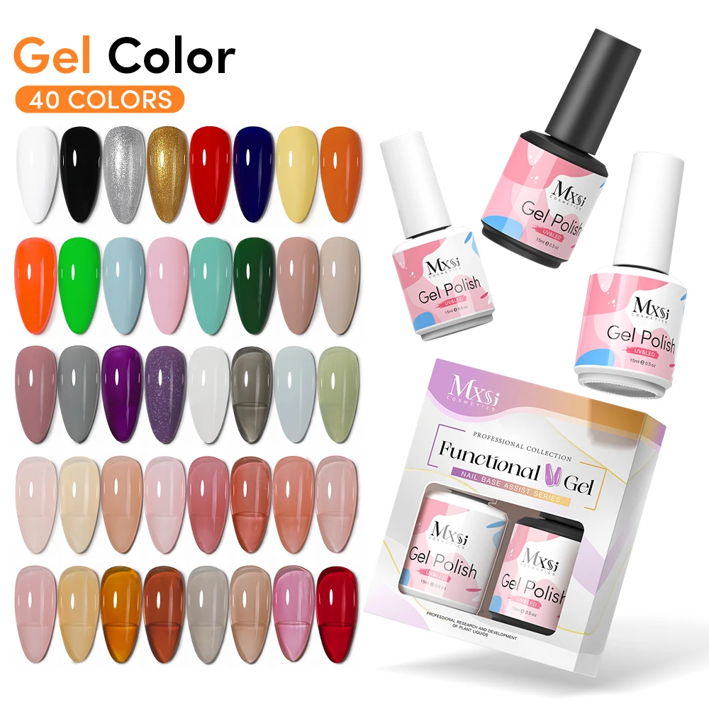 15ml No Wipe Top Coat Base Coat Set UV LED Nail Gel Polish Reinforcement Soak Off Semi Permanent Nail Art Varnish Kit