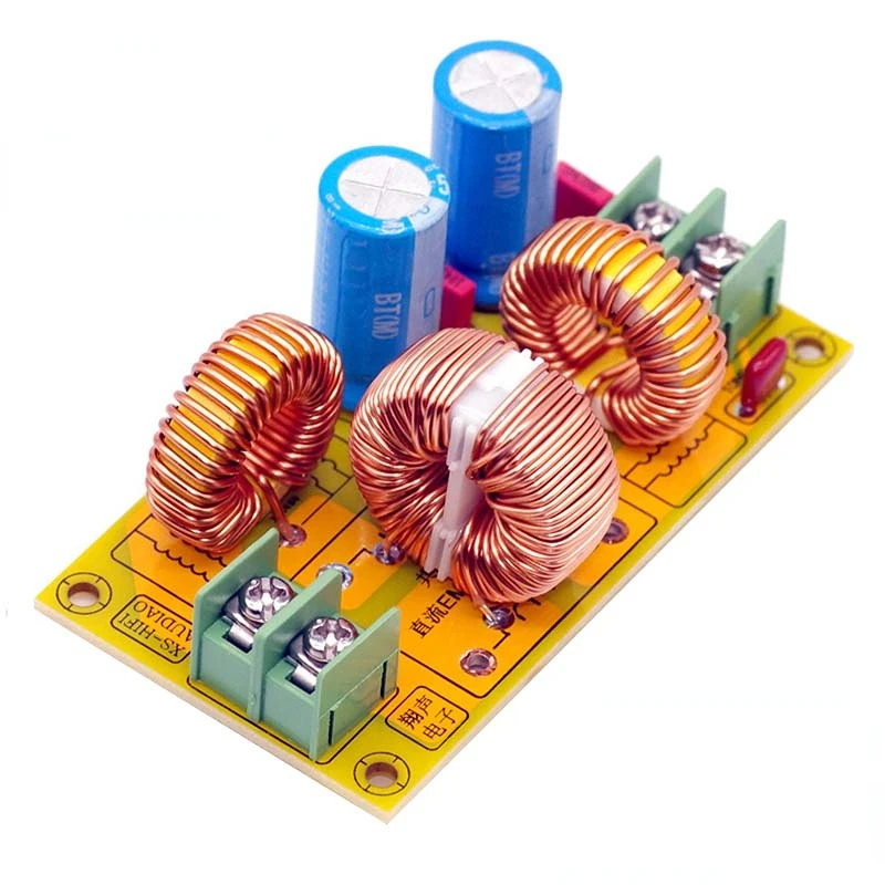 

Фильтр EMI, высокочастотный усилитель мощности для автомобиля, 2 А, 4 а, 10 А, 20 А, 12 В, 24 В