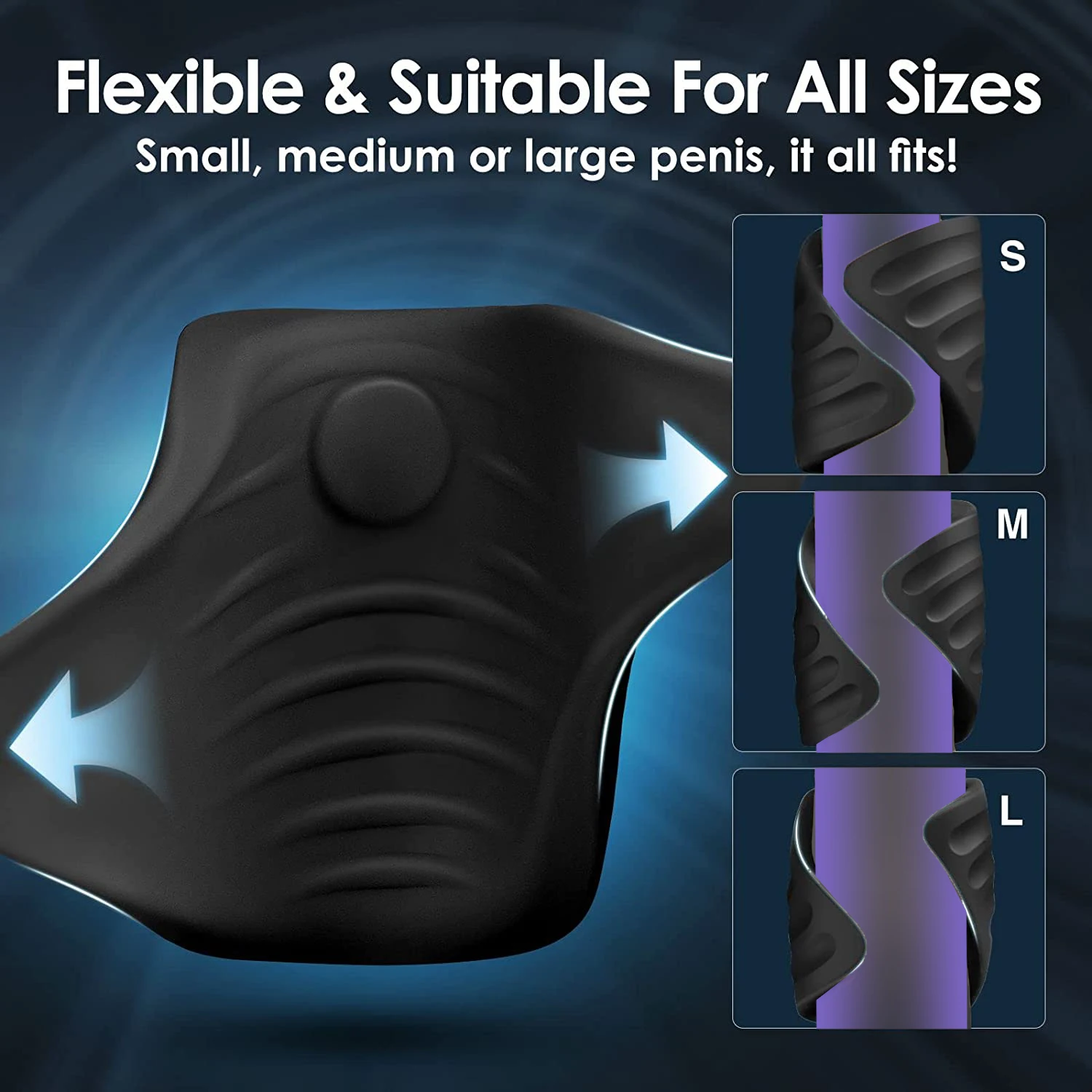 Male Sex Toys HESEKS Male Masturbator Penis Training Vibrator APP Control Delay Cock Ring Glans Trainer
