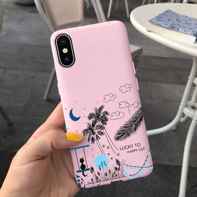 For Apple iPhone X Case iPhone XR XS Max Soft Silicone Cute Panda 