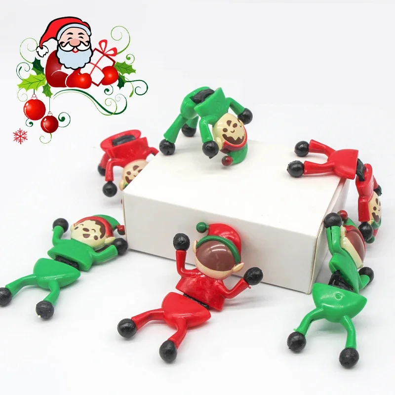 5Pcs Children Snowman Sticky Wall Climber Men&rsquo;s Party Toys for Birthday Party Favors Pinata Fillers Gift Bag Christmas Gifts