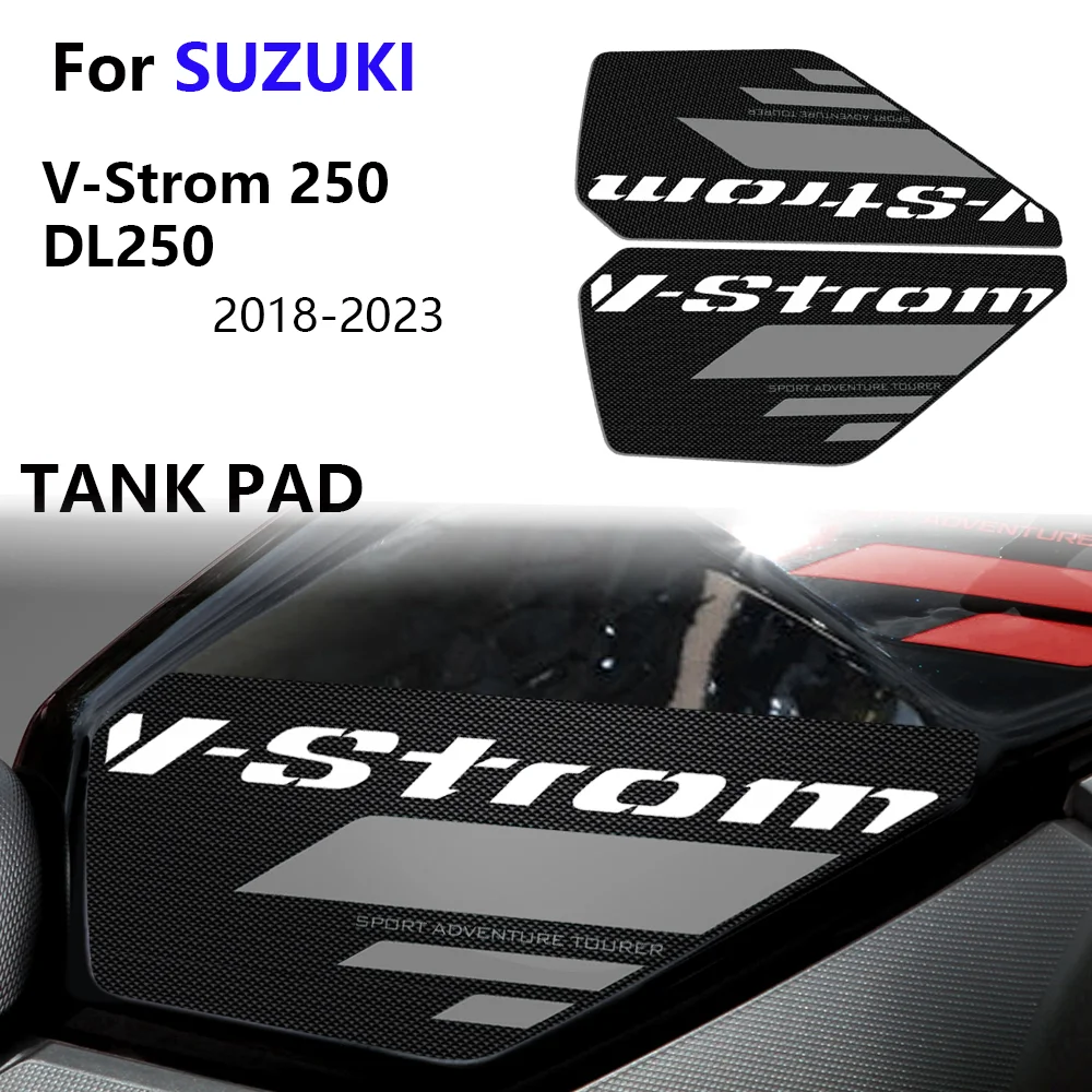 

For Suzuki V-Strom 250 DL250 2018-2023 Tank Grip Traction Pad Side Tank Pad Protection Knee Grip Mat Tank Rubber Sticker