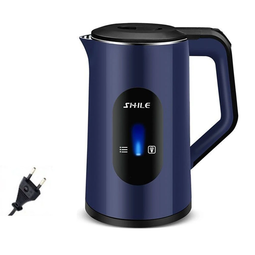 Stainless Steel Electric Tea Kettle 1500W Fast Boil Hot Water Boiler