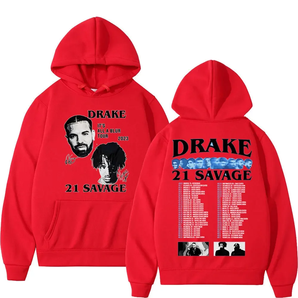Con La Felpa Drake Rapper Drake Graphic Hoodie Men Women Harajuku