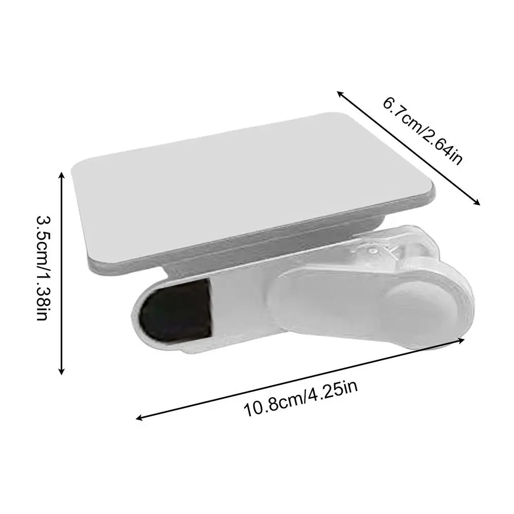 ערכת עדשת מראה לסמארטפון עם קליפס ניתנת לסיבוב, משקף מצלמה למשתמשי טכנולוגיה וטכנולוגיה, ביטוי אמנותי, משפיעים על מדיה חברתית