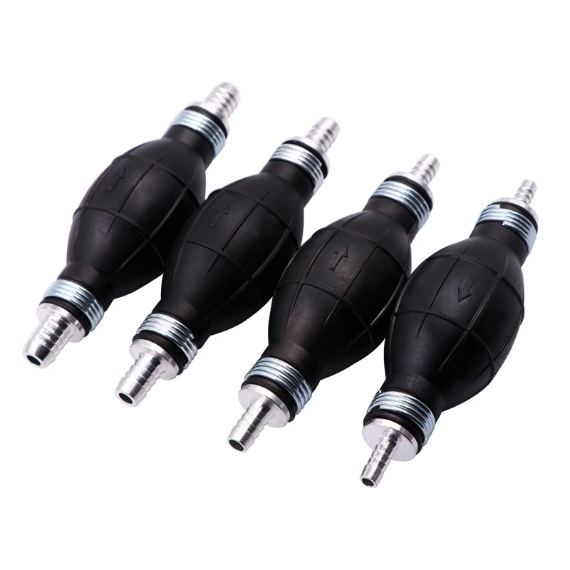 Fuel Pump Fuel Transfer Pump Oil Pump Oil Extractor Pump Liquid Transfer Pump Pumping Pump Self Priming Pump Head Hand Fuel Pump Line Rubber Aluminum Hand Primer Bulb For Car Boat Marine Outboard 6mm/8mm/10mm/12mm