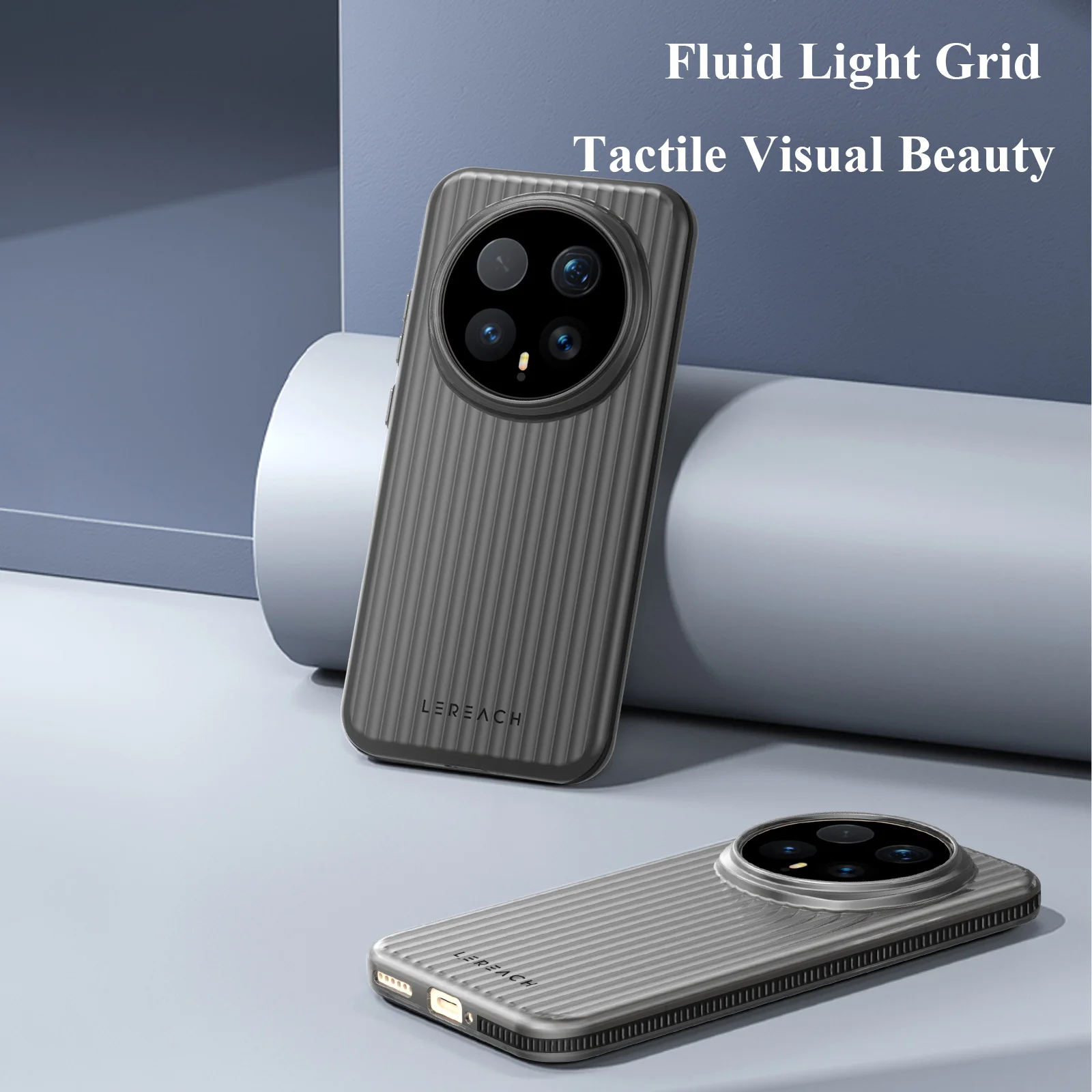 Lereach Corrugated Matte Phone Case - Anti-Slip, Slim, Fingerprint-Resistant, Multi-Color Options
