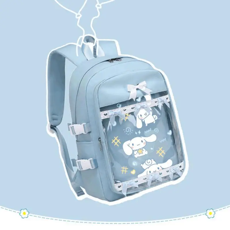 

New Sanrio Cinnamoroll Big Ear Dog Cute Schoolbag Babycinnamoroll Unique Student Large Capacity Spine Protection BackpackChristm