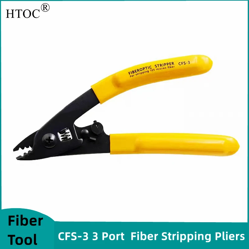 HTOC CFS-3 3-port Optical Fiber Wire Stripper Miller Pliers Optical Cable Cold Joint Tool miller et bertaux malagasy 100