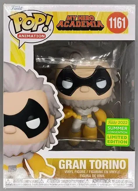 thumbnail image 5 of Funko POP My Hero Academia GRAN TORINO 1161# Figura de acción de vinilo Muñeca Modelo Juguetes Convención de verano Decoración Regalos Juguetes para niños, 5 of 5