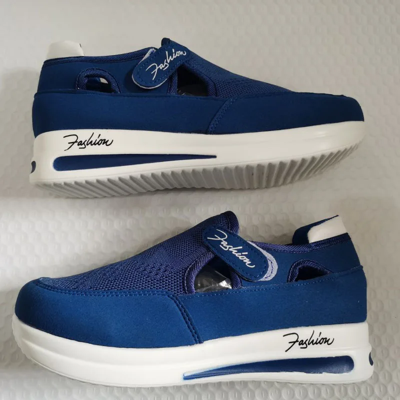 2023 Female Casual Vulcanized  Sneakers Women Breathable Sport Mesh Platform Shoes Non-Slip Comfort Design Ladies Footwear