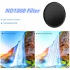 For Gopro Hero 8 9 10 11 12 13 Black Variable Fader ND2-400 Neutral Density ND1000 ND Filter & Adapter Ring Hero13 Hero12 Camera 6