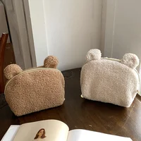 Cute Plush Mommy Bag Clutch Purse Handbags Portable Shell Storage Bag Women's Cosmetic Bag Travel Storage Bags 1