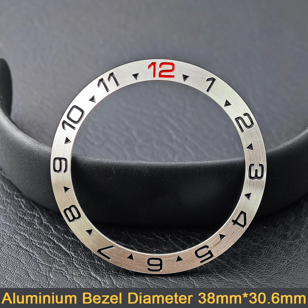 Men's Watch Replacement Bezel Insert with Tilted Ceramic and Carbon Fiber Texture