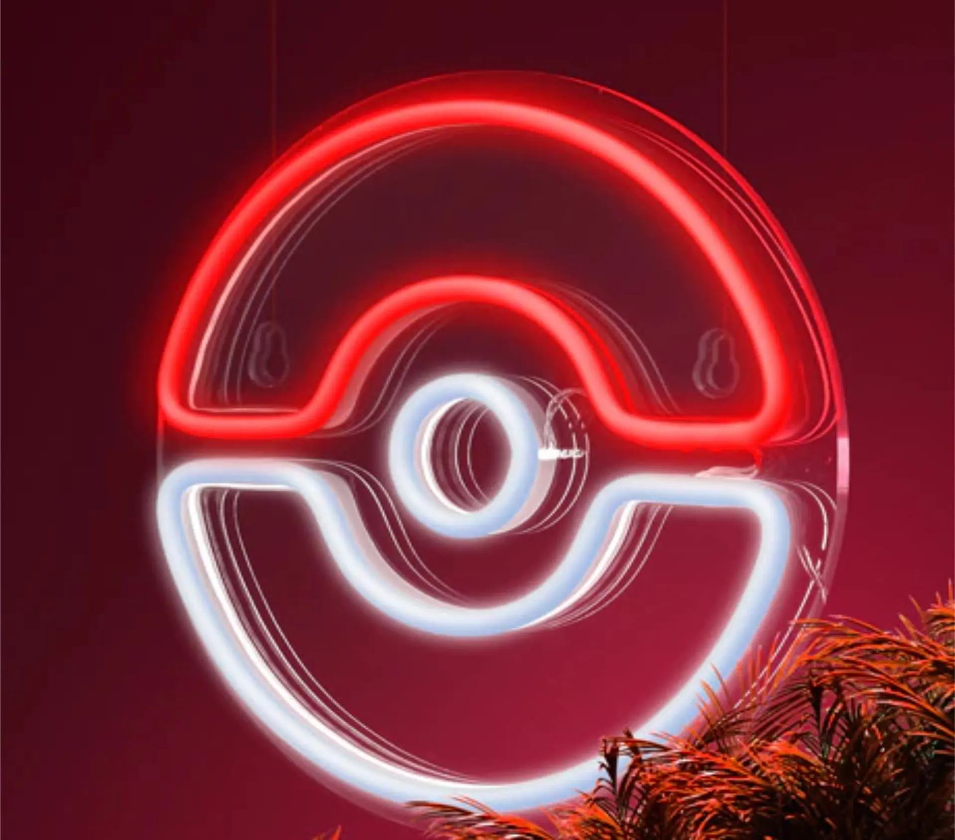 

Poke ball led Sign, Game Room Neon Sign Bedroom Wall Home Decoration Custom Led Art Anime Neon Lights Children Birthday Gifts