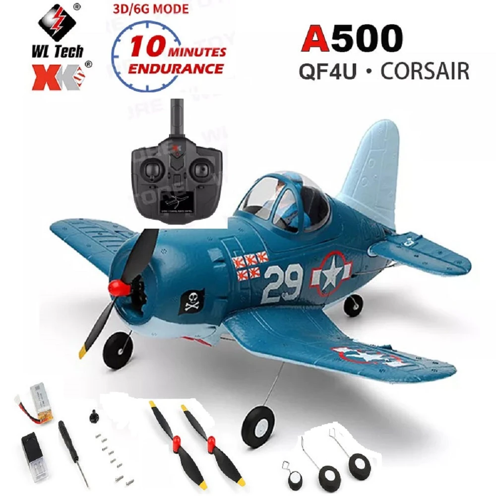 WLtoys XK A500 A250 Qversion F4U Pirate Fighter 2.4G FourChannel