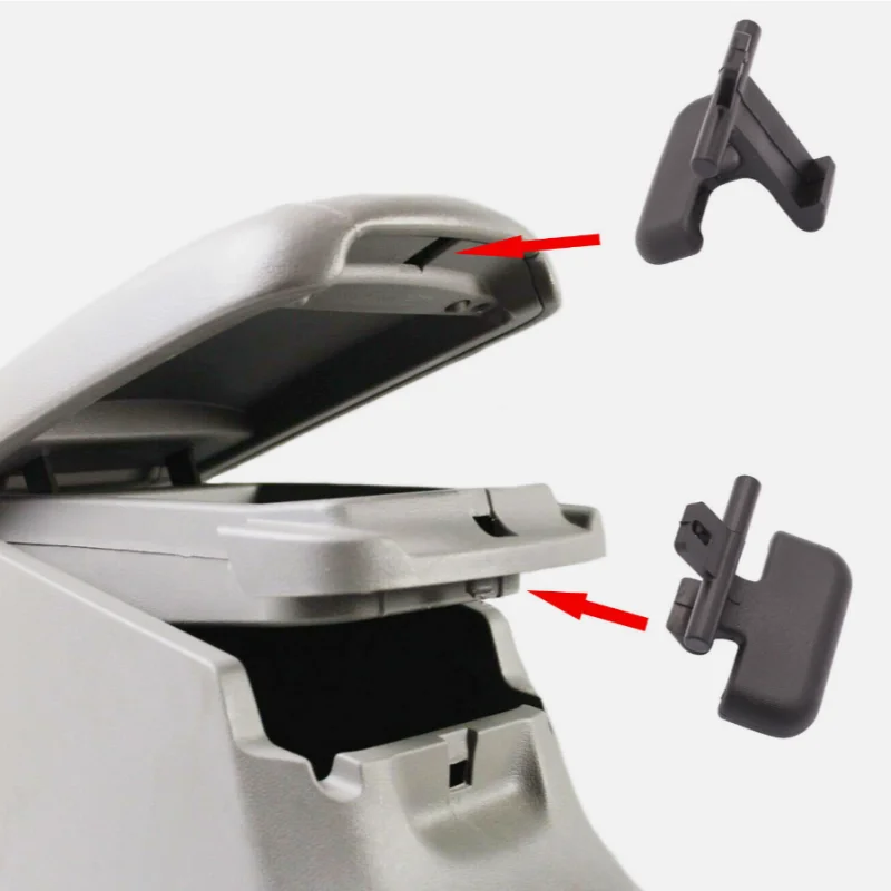 Center console armrest upper and lower buckle 84661-3K000HZ 846623K000HZ 2PCS Hyundai Sonata NF 07-10