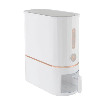 2Lbs Rice Dispenser Large Dry Food Dispenser with Cup for Rice Beans Cereal Perfect for Kitchen Pantry Organization 5