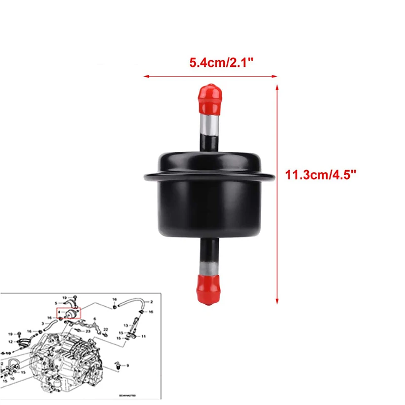 Filtro Cambio Automatico Atf Per Honda Accord Civic Cr-V Crv, Muslimate