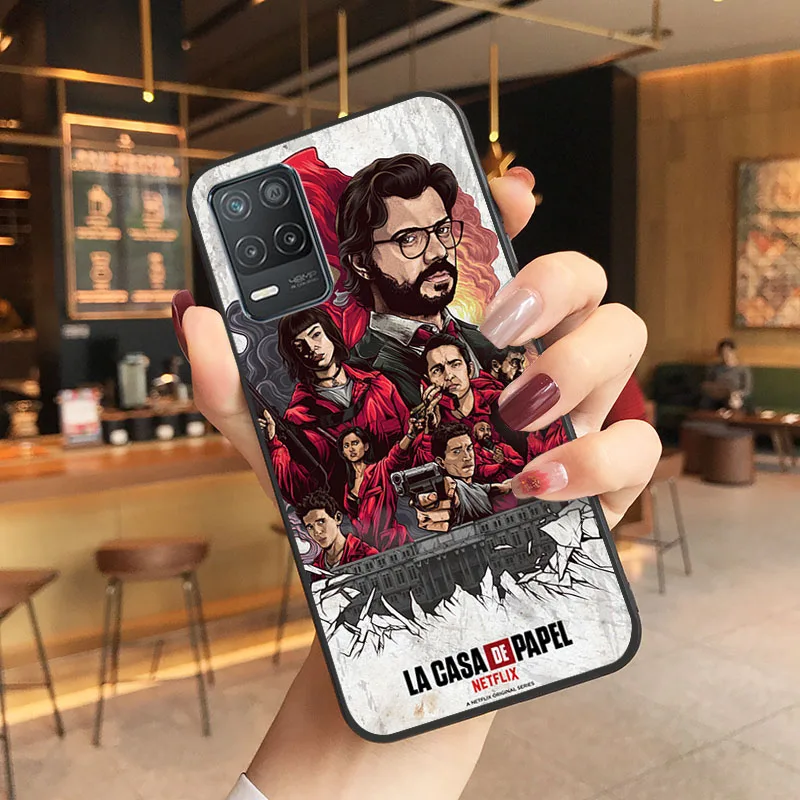 Money Heist Paper La Casa de papel Phone Case for OPPO Realme 8 7 6 Pro 7Pro  6i 6S C3 C21 C21Y C11 C15 C20 C25 X3 SuperZoom cases for oppo cases