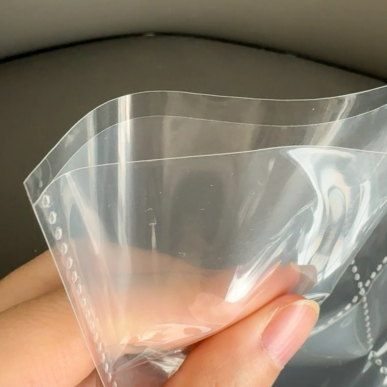 A5 Size 4 Pocket Trading Gaming Card Sleeves Double Side Storage Album Binder Pages Card Collection Holders 3/6 Ring Binders