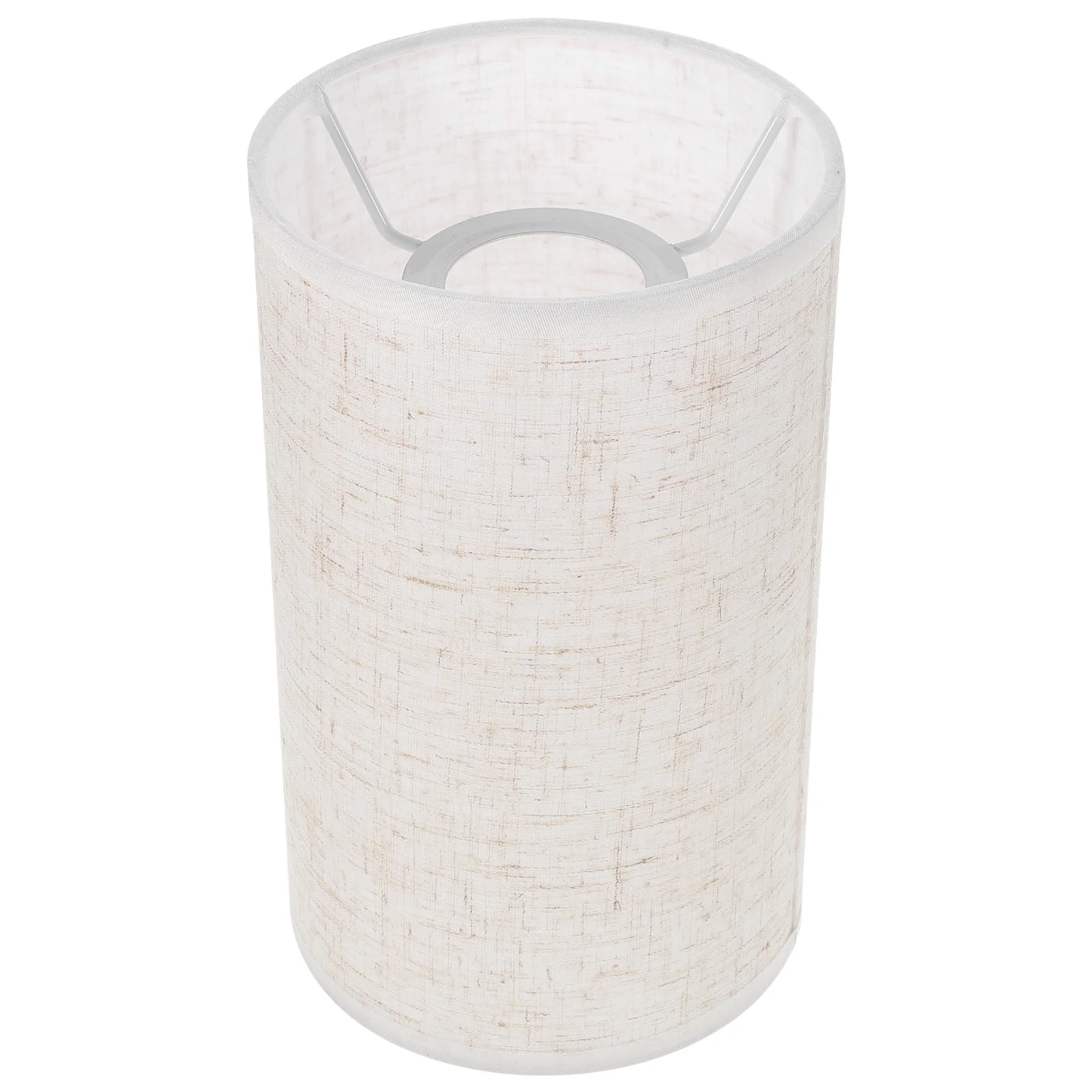 

Drum Lamp Shade Beige Linen Cylinder Lamp Shade Spider Construction Lamp Shade Replacement Light Cover Table Floor Lamp