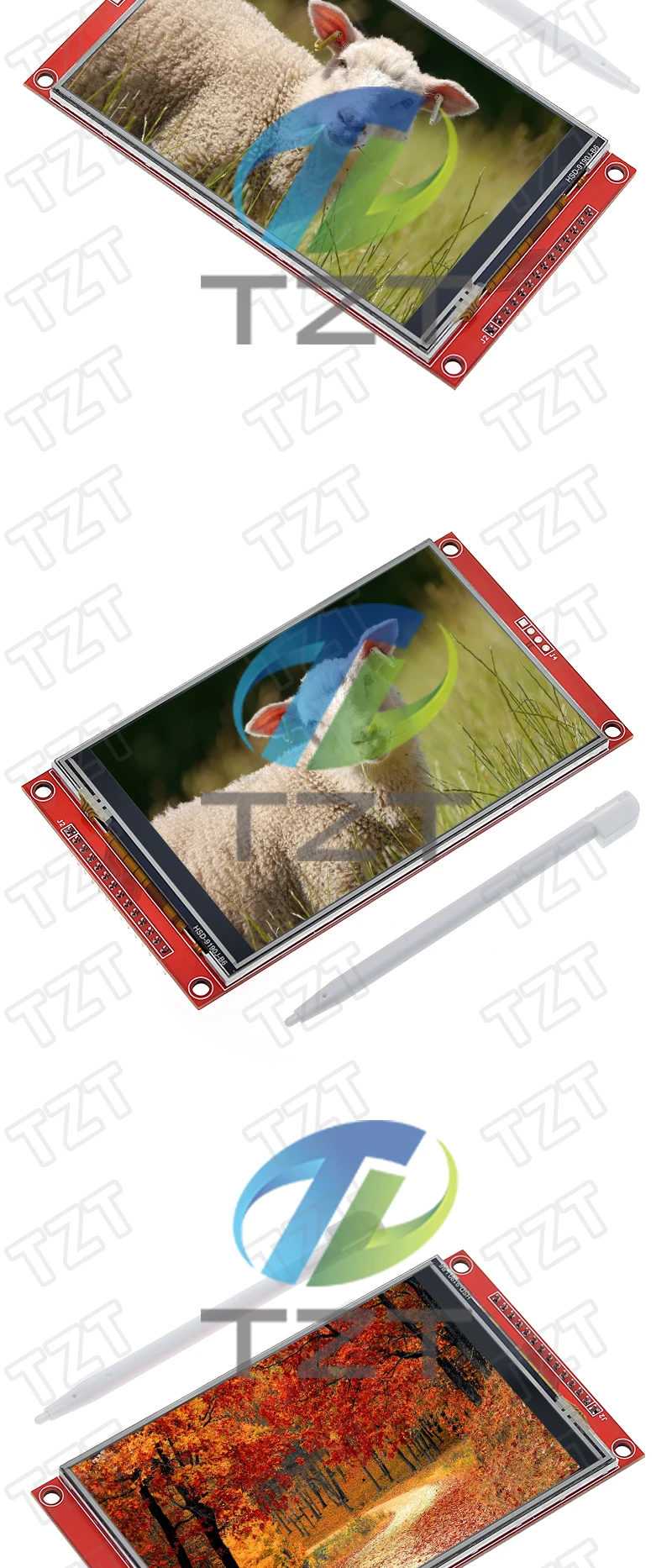 1/2/5 Stück TZT 4,0 Zoll TFT-Anzeigemodul SPI Seriell 480 x 320 HD Elektronisches Zubehör mit ST7796-Treiber – Detail 4