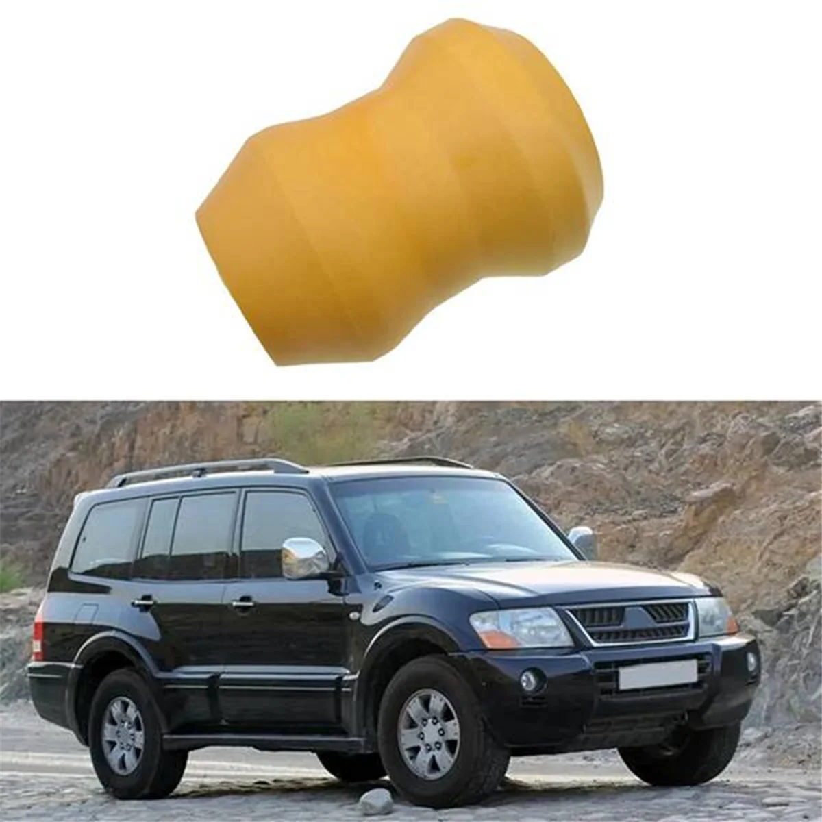 Rear Back Suspension Helper Damper Rubber MR418018 for Mitsubishi Pajero Montero Sport Challenger Nativa 1996-2016 4PCS