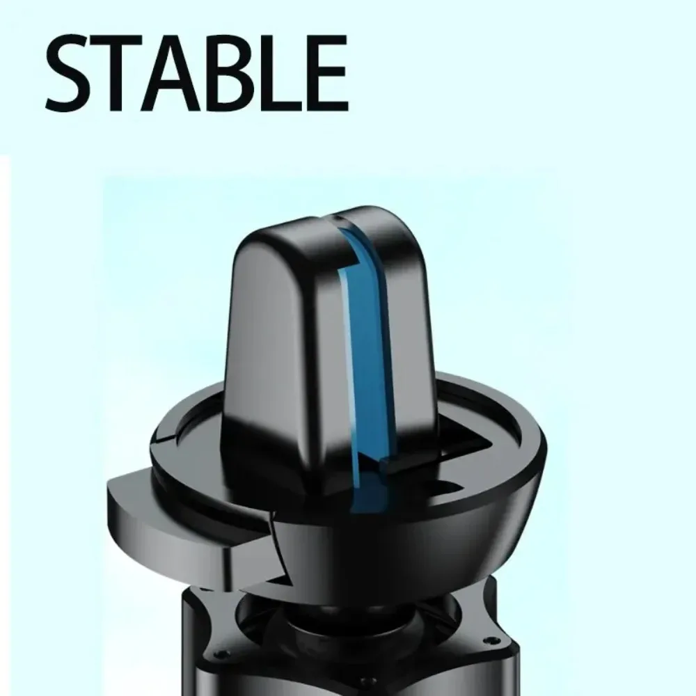 Universal Car Phone Holder 360° Rotation Air Vent Mount Stand Compatible with iPhone Samsung Xiaomi - Mobile Bracket Accessory