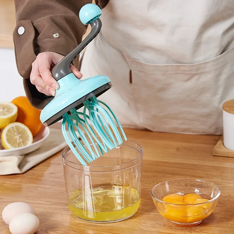 Multifunctional Manual Whisk Semi-automatic Egg White Cream Cake Egg Hand  Mixer Hand Crank Beater Household Kitchen Tool - AliExpress