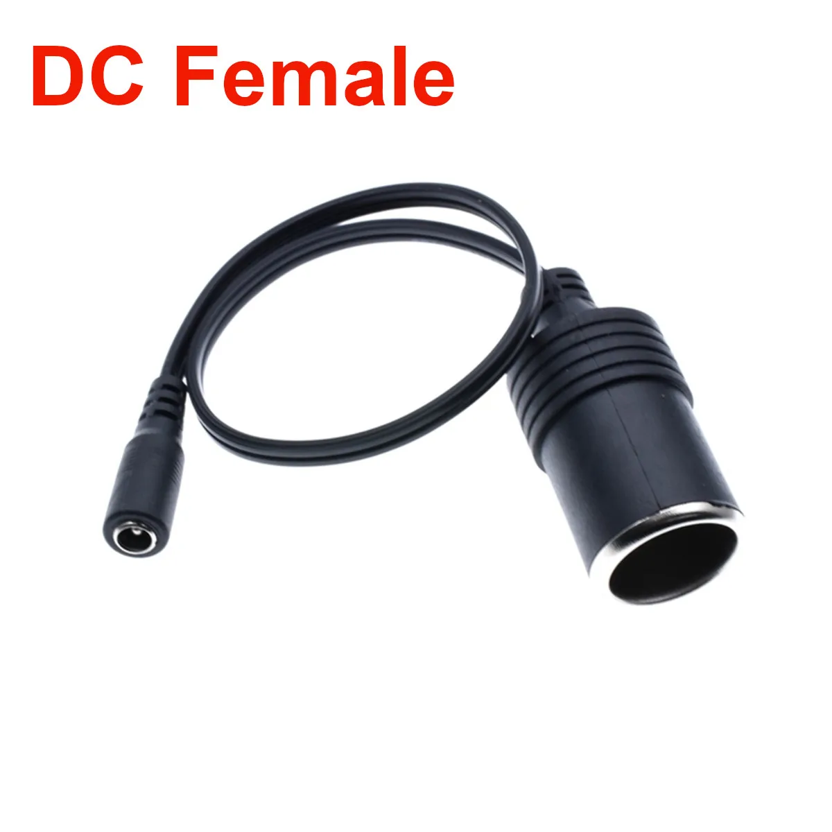 Cavo Accendisigari Con Spina DC 5.5x2.1 Mm Femmina - 30 Cm Per Alimentazione Auto In Casa - 24V 15A