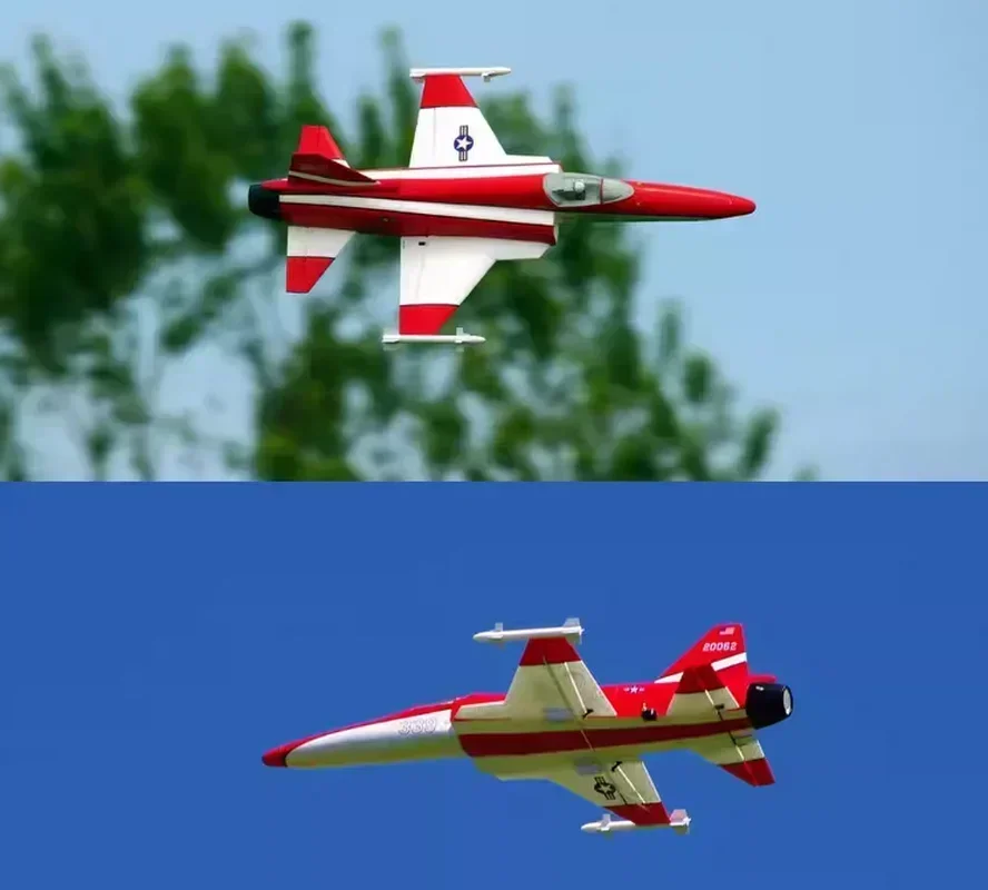 F20 Tiger Shark Kit Telecamera A 50 Canali Aereo Modello Ad Ala Fissa Pratica Simulazione Di Volo Aereo Telecomandato