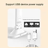 LED Desk Lamp Rechargeable With Alarm Clock Thermometer Dimmable Touch Foldable USB Charging Table Lamp Battery Night Light NEW 4