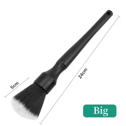 Premium Soft Bristle Car Interior Detailing Brush for Auto and Motorcycle Care (Big)