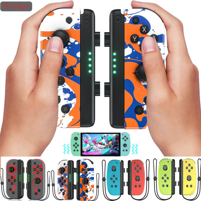 

Joy Pad For Switch Controller Joystick Gamepad 6 Axis Gyro Wireless Control With Wake Up Function Controllers JoyPad