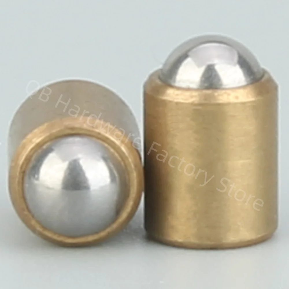 Stainless Steel Ball Lock Pins Precision Positioning Beads Smooth Body Stainless Steel/Brass Plunger Push Fit Ball Spring Ball Plungers