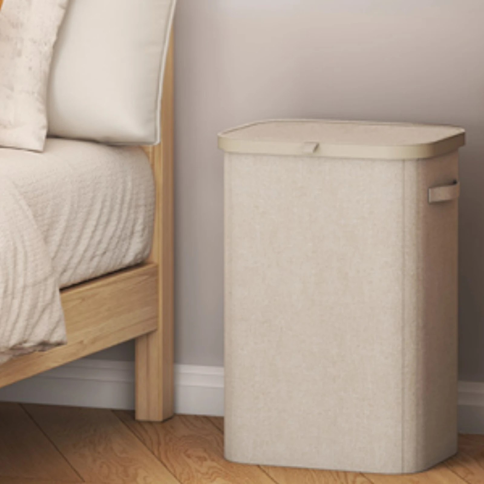 Large Capacity Laundry Hamper with Handles and Inner Bag