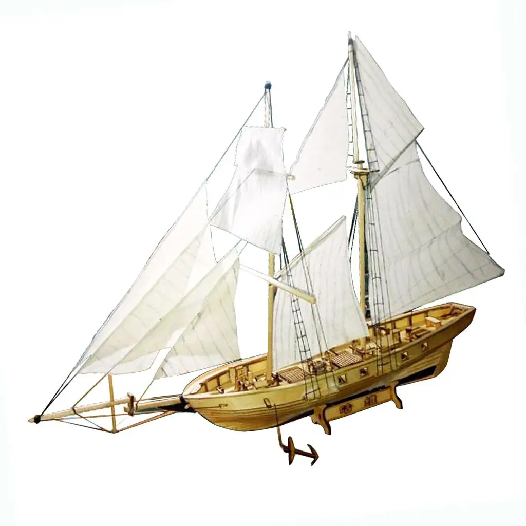 DIY Sailing Ship Model Kits, Wooden Sailboat to , Assembling