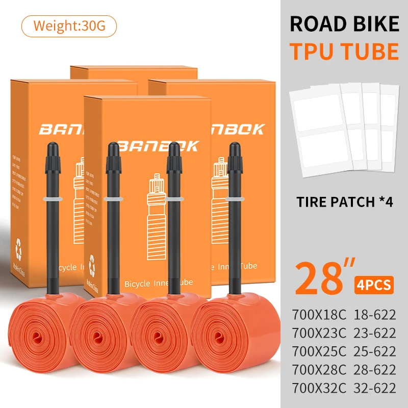 FAFX Ultralight TPU Road Bike Inner Tube with French Valve