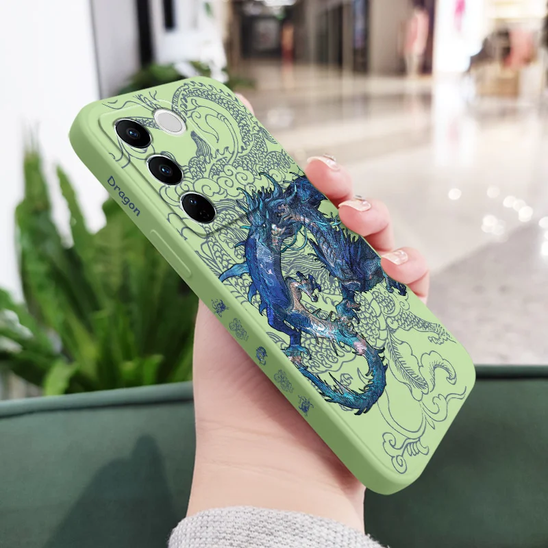 Blue Dragon Design Phone Case - Sleek and Stylish Protection