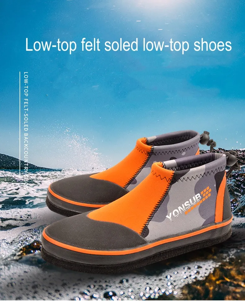 Description Picture 2 of item3MM Scuba Outdoor Water Sports Spearfishing Kayaking Diving Shoes Neoprene Snorkeling Fishing Beach Surfing Wading Swim Shoes