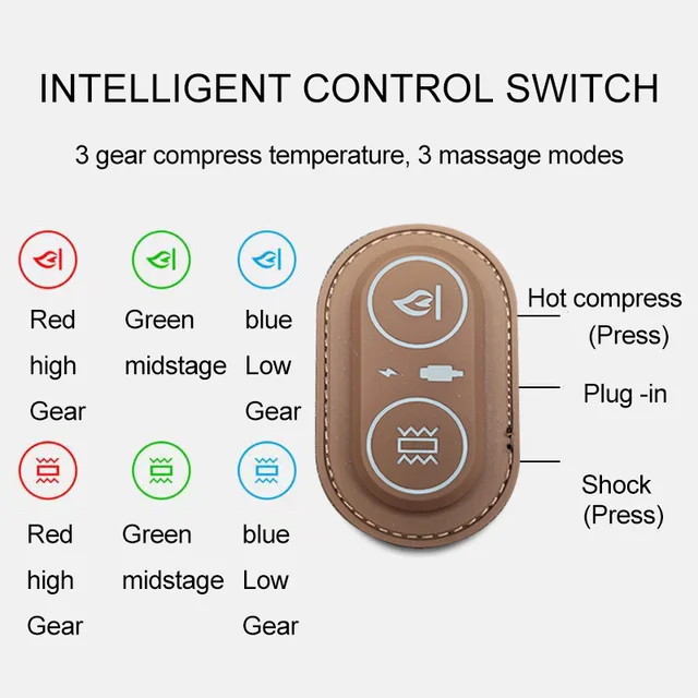 Electric Heated Massage Waist Pillow 6