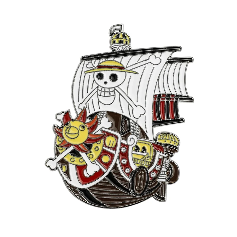 

Anime One Piece Monkey D. Luffy Shape Enamel Pin Jewelry Cute Gifts for Friends Bag Backpack Decoration Badge Jewelry Gift