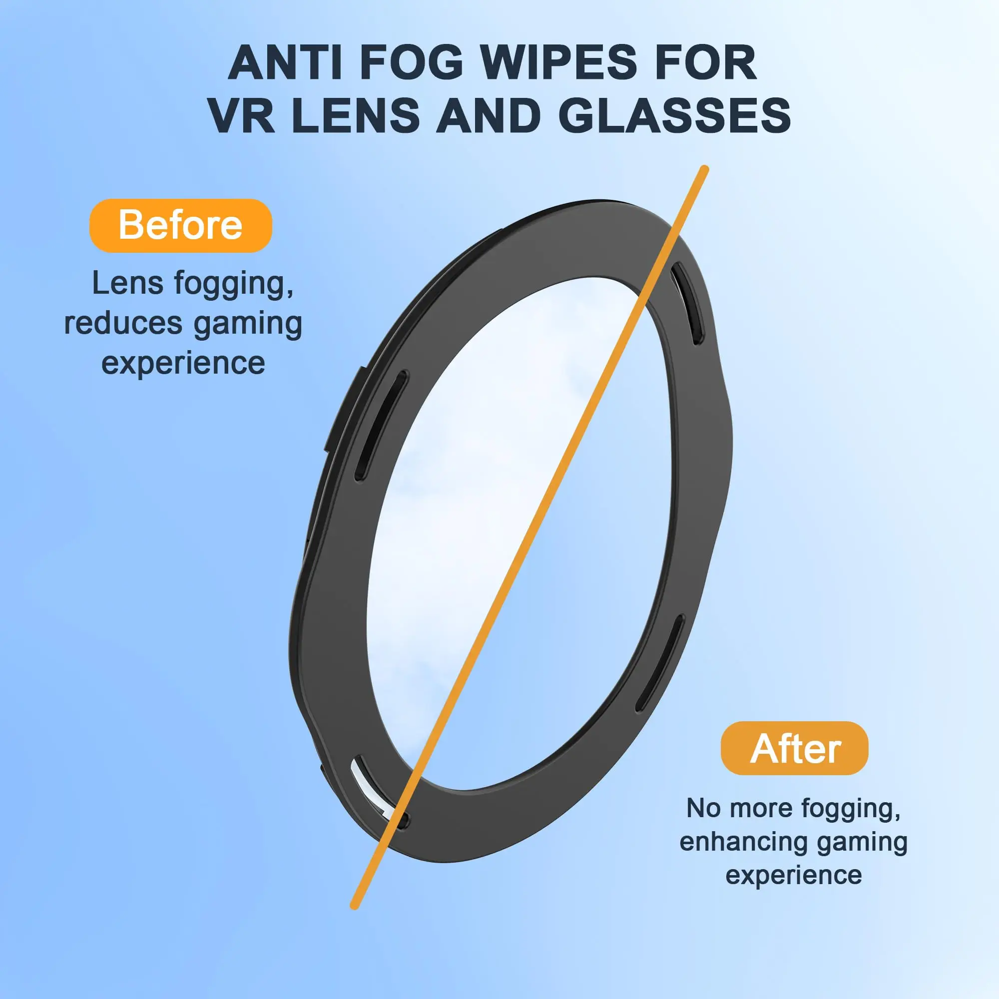 Meta Quest 3 Lens Protection Kit with Anti-Fog and Blue Light Blocking Accessories