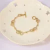 Horse Snaffle Bit Bracelet Double Horse Stirrup  Horse Gift For Women Girls 5