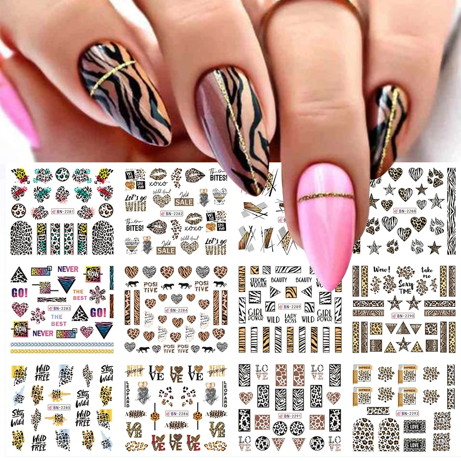 NAIL STICKER Animal, Hologram Animal Print #DP374 - TDI, Inc